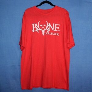 Bone Collector Graphic T-Shirt Red 2XL